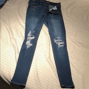 Size 4 American eagle hi-rise Jegging 360 stretch